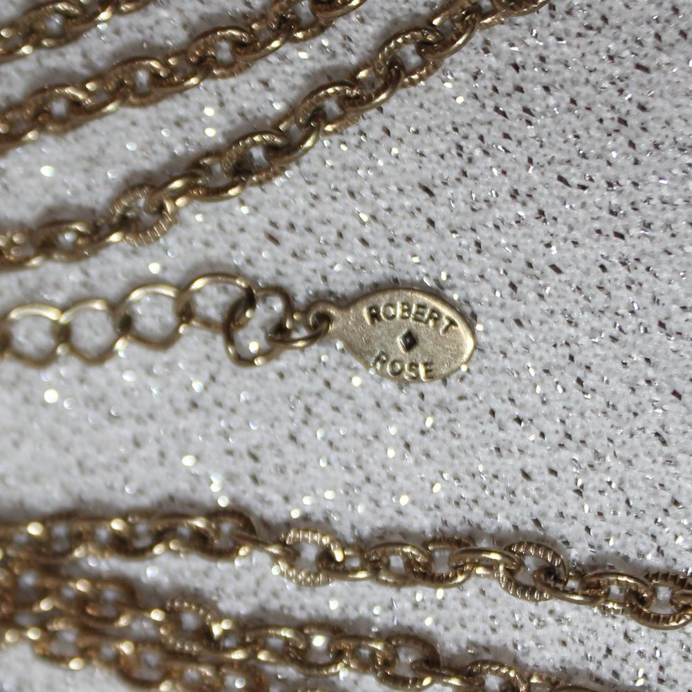 Robert Rose Statement Rhinestone And Acrylic Bead… - image 6